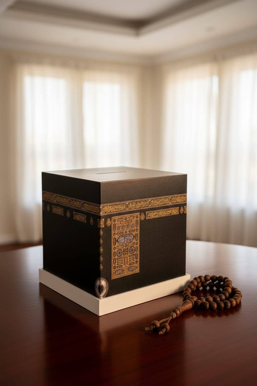 Islamische Sparkasse in Form der Kaaba – Stilvolles Spardosen-Design